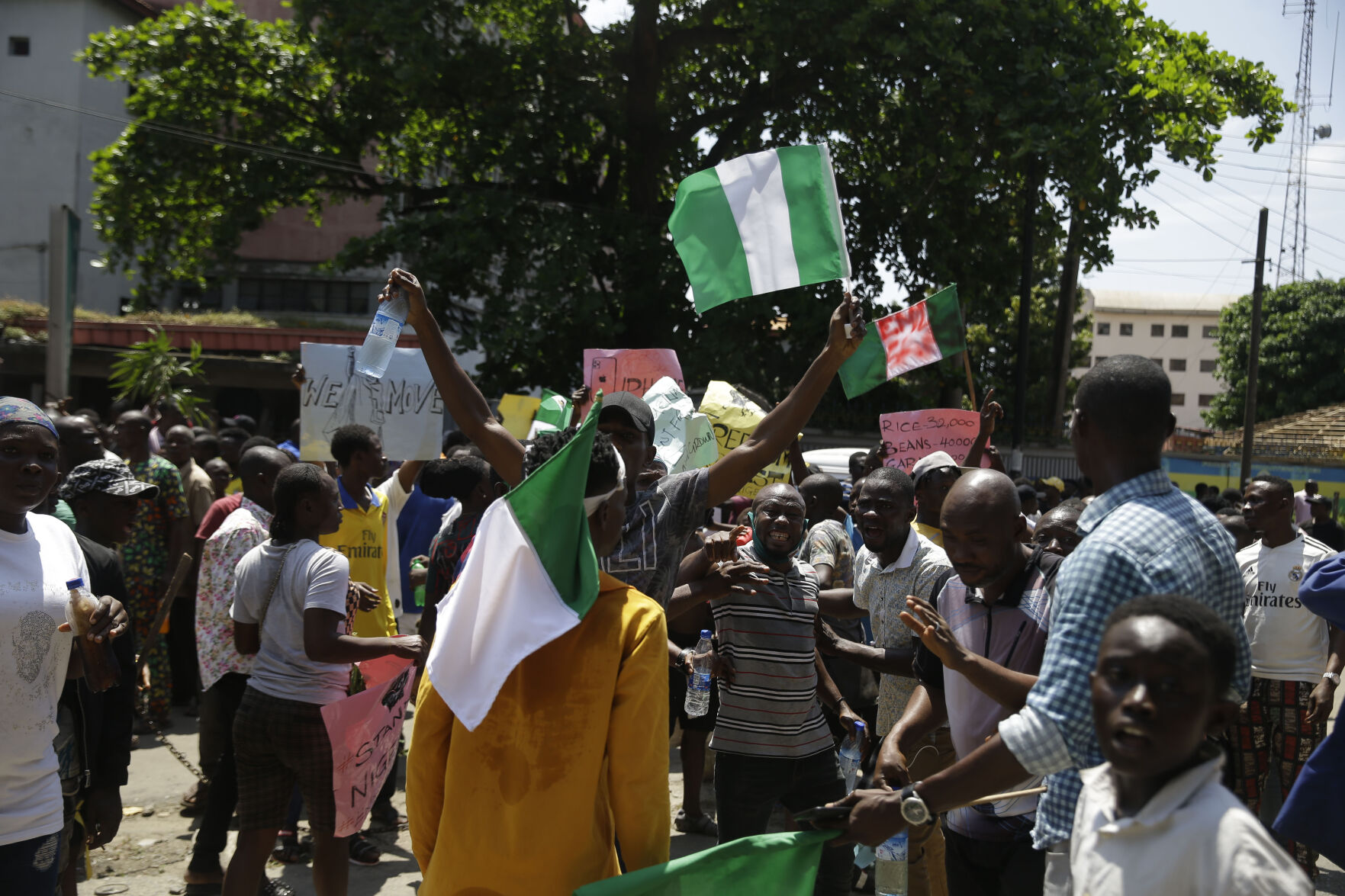 Nigeria Police Protest